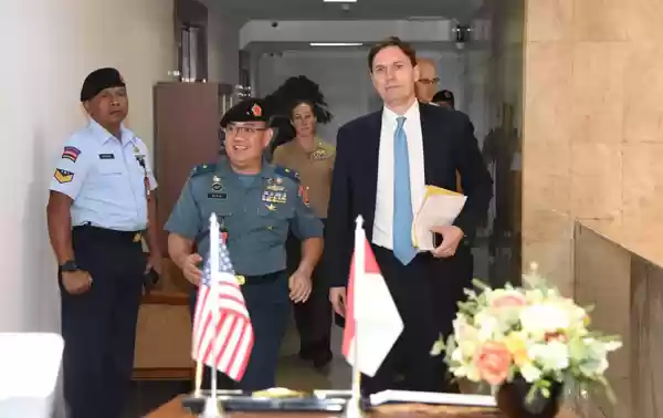 Kasum TNI Terima Kunjungan Kehormatan Deputy Assistatn Secretary of Defence