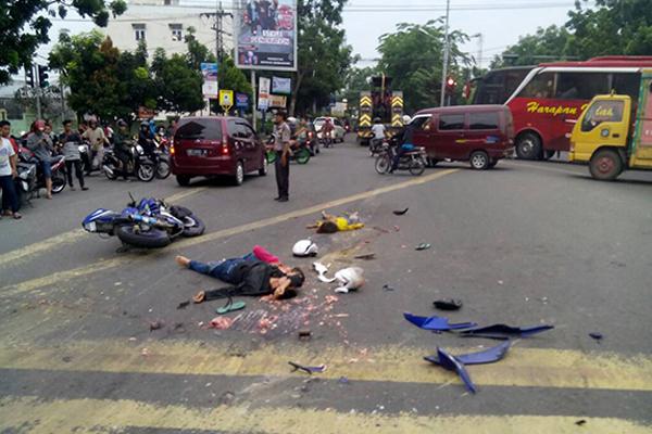 Kecelakaan Maut di ringroad, Tiga Tewas di tempat