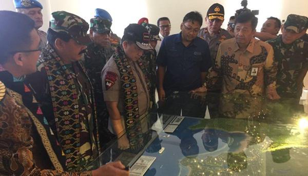 Panglima TNI dan Kapolri Kunjungi Kawasan Pariwisata Mandalika di Lombok
