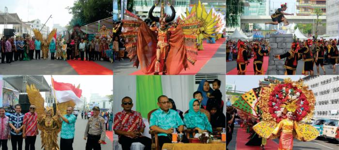 Acara Carnaval Memeriahkan  HUT Kota Medan ke-429