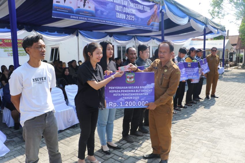 Pemko Siantar Melalui Dinsos Bagikan BLT-DBHCT TA 2025, Ini Kata Kadinsos