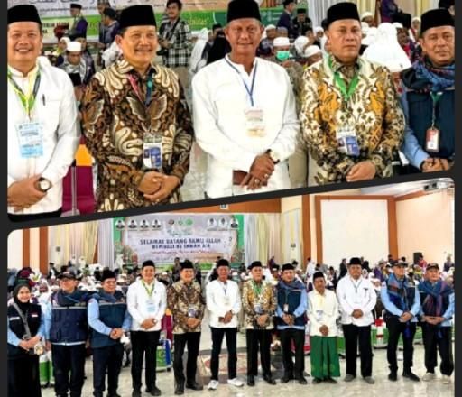 Tiba Di Tanah Air, Jemaah Haji Asal Labuhanbatu Disambut Ketua PPIH Sumut dan Diserahkan Kepada Pemerintah Daerah