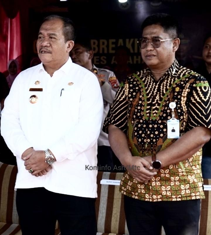 Bupati Bersama Forkopimda Asahan Hadiri Peresmian Dapur Gizi Dijajaran Polres se-Sumut