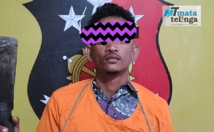 Curi Alat Pertanian Warga, Ulong Ditangkap Polisi Di Sei Berombang