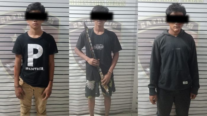 Anggota Geng Motor Bersajam Ditangkap saat Konvoi