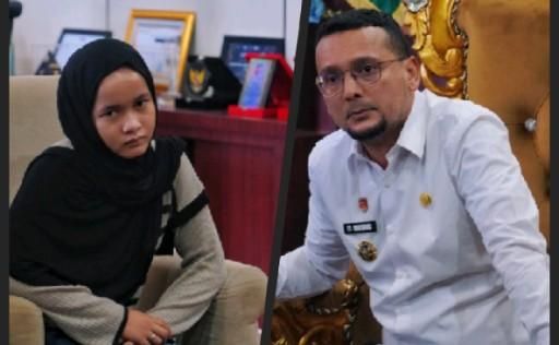 Viral Di Media.Sosial, Bupati Labuhanbaru Selatan Berikan Dukungan Agar Intan Mutiara Kembali Bersekolah