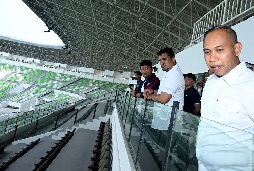 Beri Support ke PSMS, Bobby Nasution Pastikan Stadion Utama Sumut Siap Digunakan