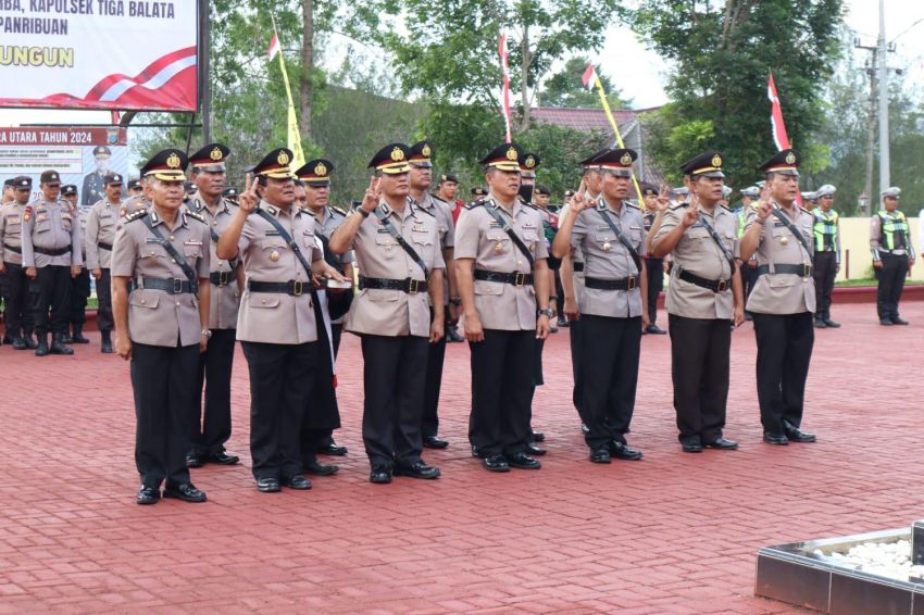 AKBP Marganda Aritonang Pimpin Pergantian Strategis 8 Pejabat Kunci Polres Simalungun