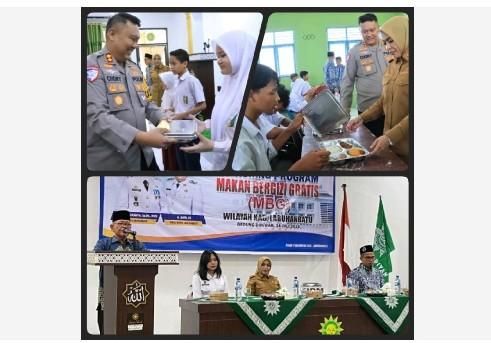 Gedung Dakwah Muhammadiyah Menjadi Saksi Bisu Launching Program Makan Bergizi Gratis di Kabupaten Labuhanbatu