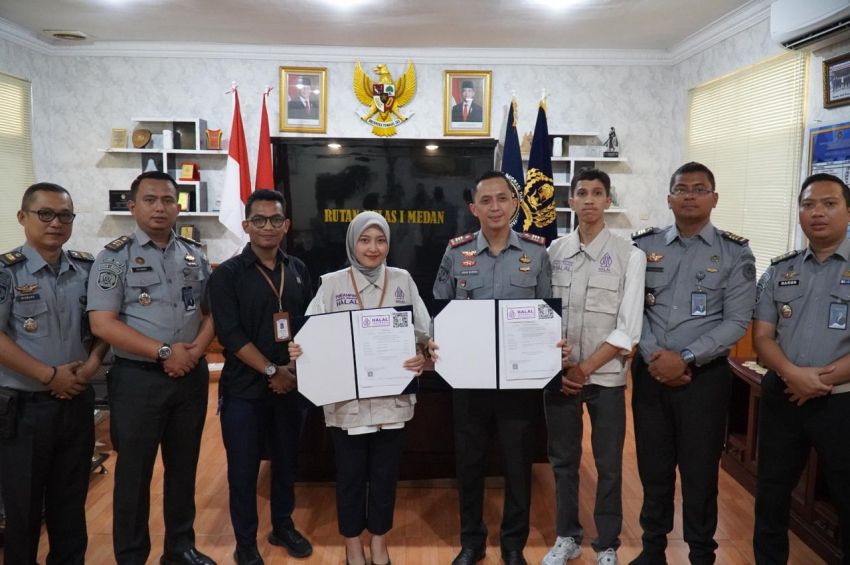 Rutan Medan Raih Sertifikat Halal untuk Produk Tempe dan Dapur Sehat dari BPJPH Kementerian Agama