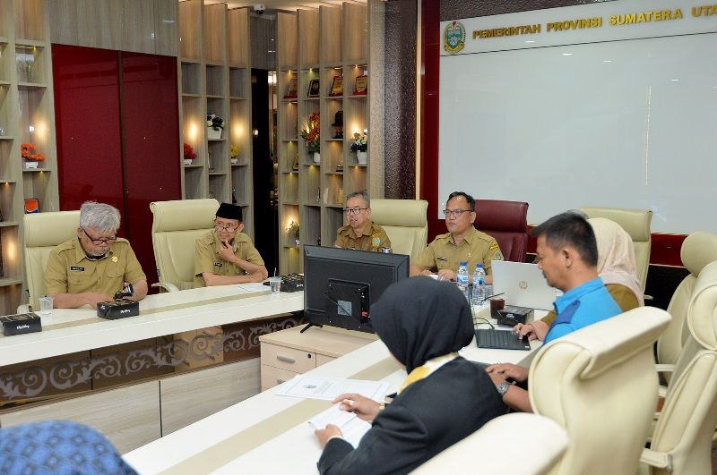 Gelar Rakor Bersama PPID 33 Kabupaten/Kota, Pemprov Sumut Komitmen Wujudkan Keterbukaan Informasi