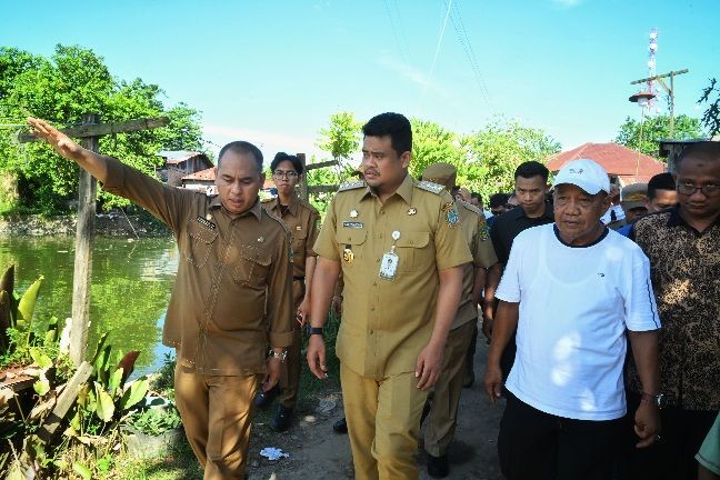 Puluhan Tahun Kena Banjir, Warga Langkat Senang Gubernur Bobby Nasution Tepati Janji Benahi Waduk