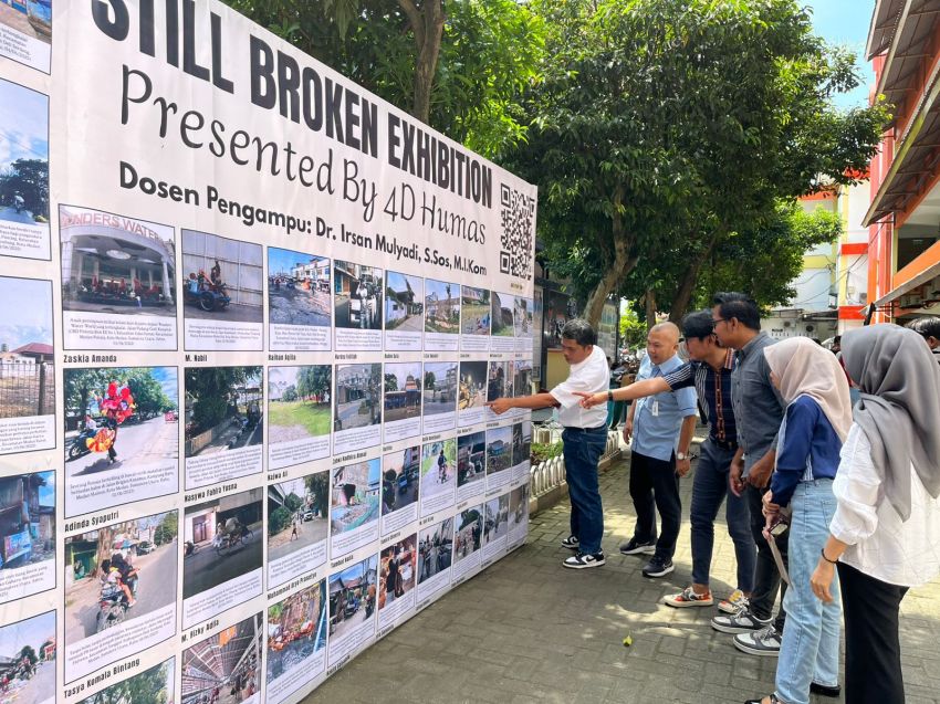 Berketepatan dengan HUT ke-435 Kota Medan, Mahasiswa IKO FISIP UMSU Gelar Pameran Foto "Still Broken"