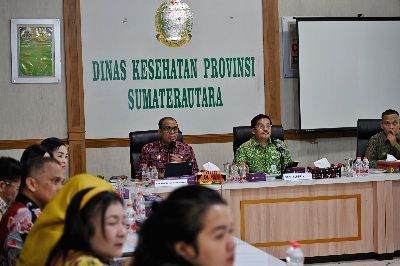 Kunjungi Dinas Kesehatan Sumut, Sekdaprov Ingatkan Sejumlah Program Prioritas Kesehatan