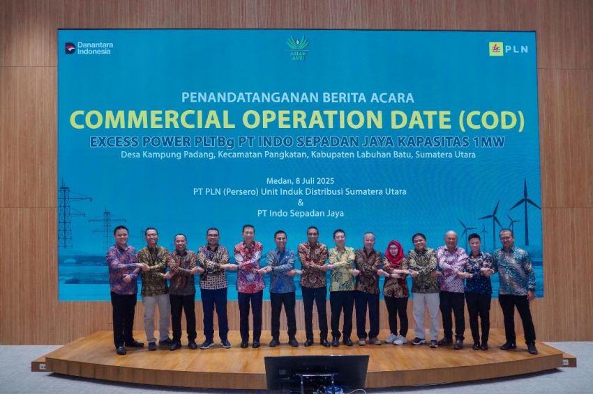 Dorong Transisi Energi Hijau, PLN UID Sumatera Utara dan Asian Agri tandatangani Berita Acara COD PLTBG