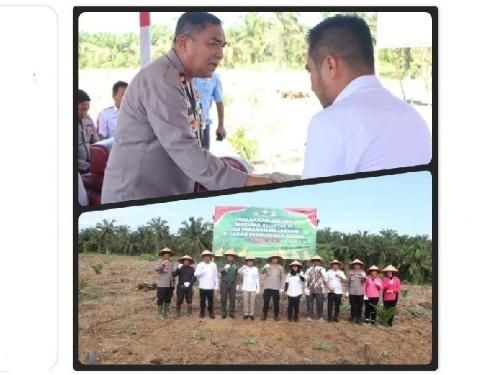 Polres Labuhanbatu Gelar Penanaman Jagung Serentak Kuartal III