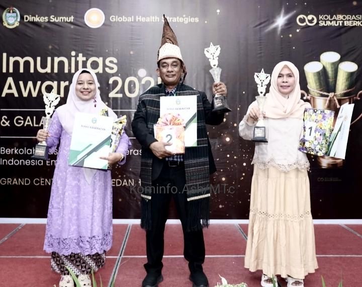 Ajang Peningkatan Kapasitas Promosi Imunisasi Pemkab Asahan Raih Juara Umum