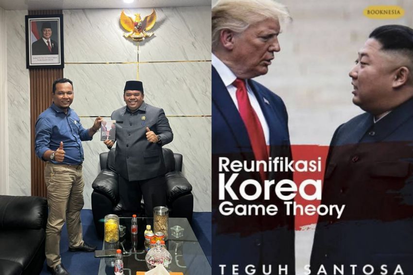 Ketua DPRD Inhu Terima Buku "Reunifikasi Korea" dari Ketua Umum JMSI Pusat