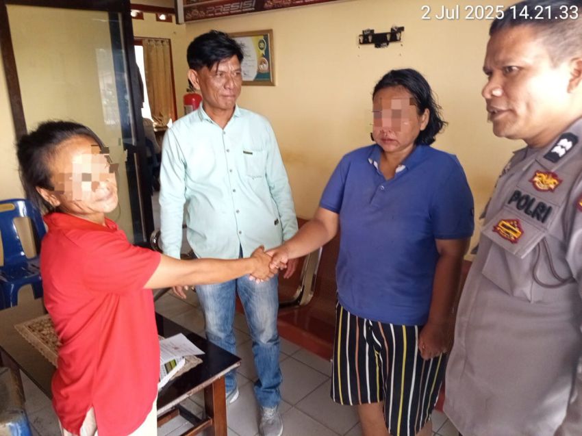 Polsek Siantar Marihat Selesaikan dengan Mediasi
