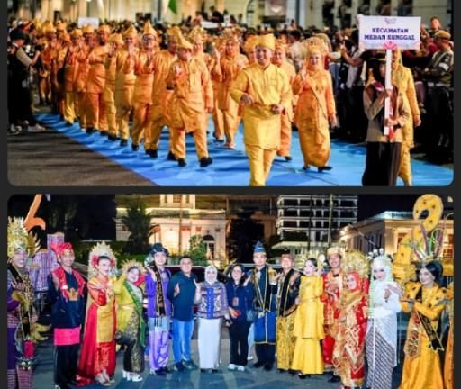 Putera-puteri Labuhanbatu Turut Meriahkan HUT ke 435 Kota Medan