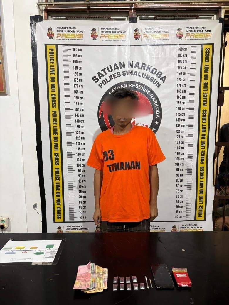 Sat Narkoba Polres Simalungun Bekuk Pengedar Sabu di Gang Taqwa