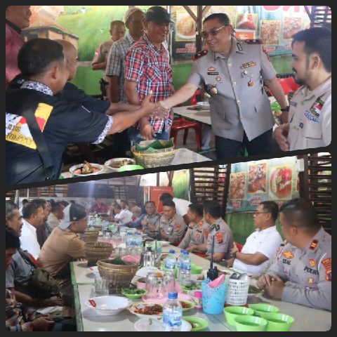 Jalin Harmonisasi, Kapolres Labuhanbatu Bersama Insan Pers Bersilaturrahmi