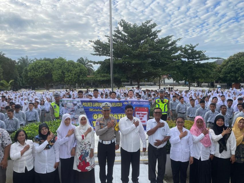 Polres Labusel Lakukan Pencegahan Dini Bahaya dan Keselamatan Berlalu Lintas