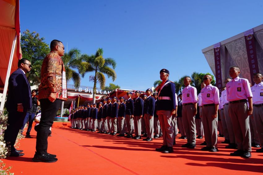 120 Siswa/i Yayasan TB Soposurung Dikukuhkan, Bupati Sampaikan Selamat