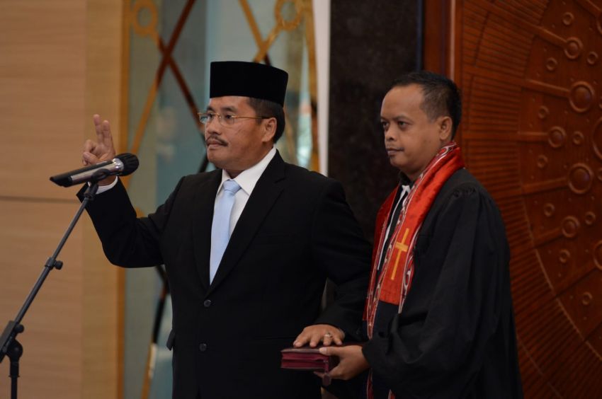 Dipimpin Gubsu Bobby, Wesly Silalahi Hadiri Pelantikan Sekda Sumut Ir Togap Simangunsong
