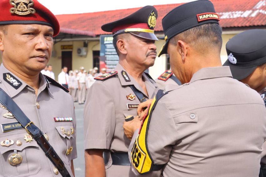 Kapolres Tebingtinggi Pimpin Sertijab Pejabat Utama
