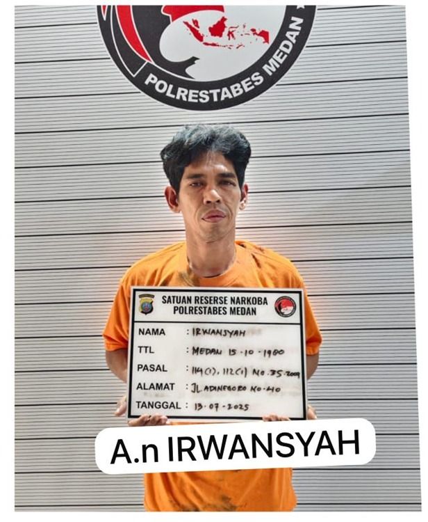 Edarkan Sabu, Seorang Pemuda Ditangkap Polisi di Jalan Karantina Medan
