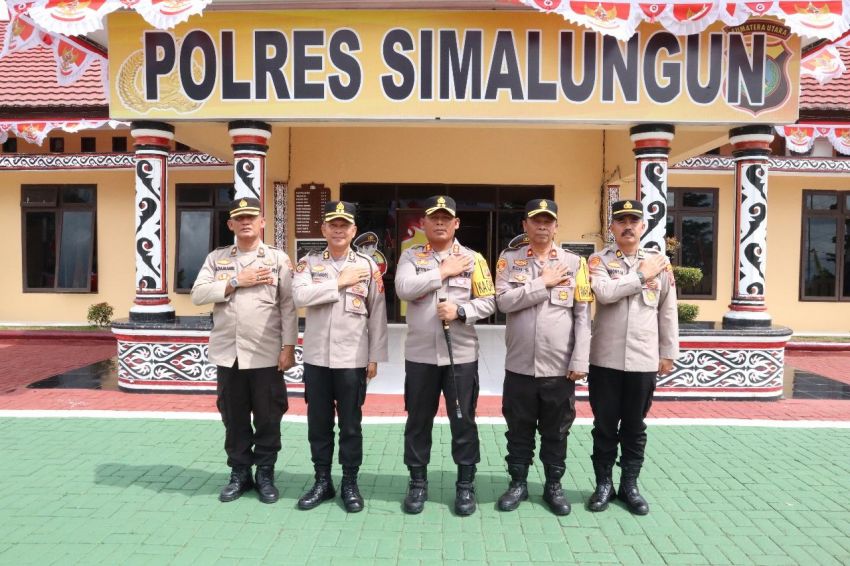 Sinergi Harmonis Penjaga Demokrasi, Kapolres Simalungun Ucapkan Selamat HUT ke-12 Bawaslu Sumut