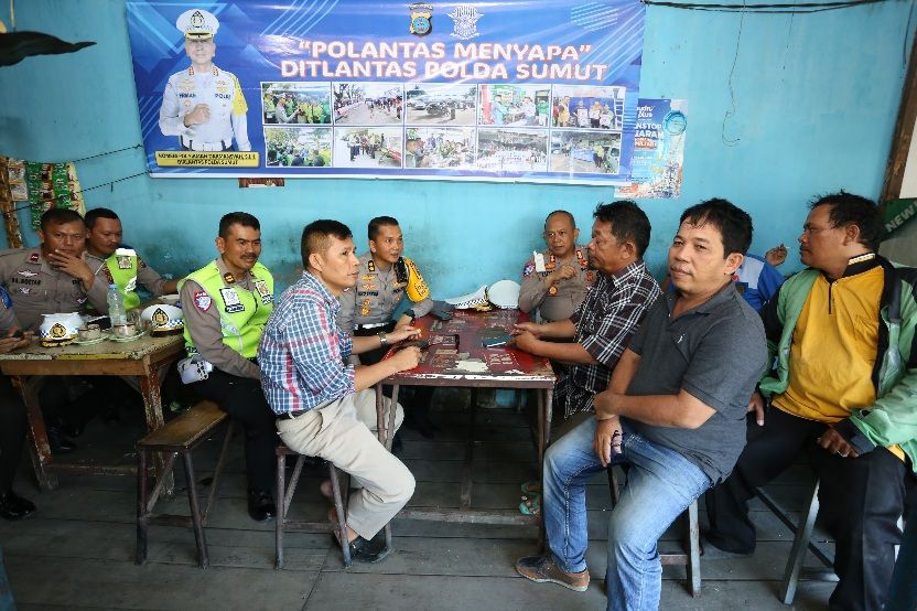 Polda Sumut Sosialisasi  Keselamatan Berlalu Lintas di PT. PMH