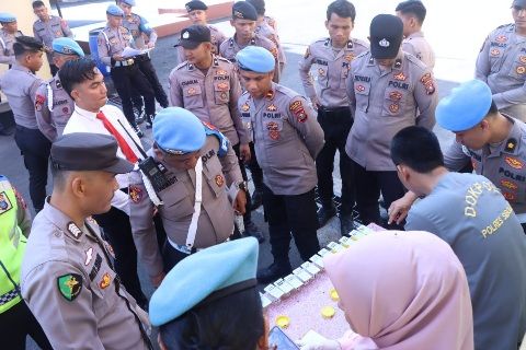 Propam Polda Sumut Gelar Gaktibplin di Polres Sibolga, Tegakkan Disiplin Internal Polri
