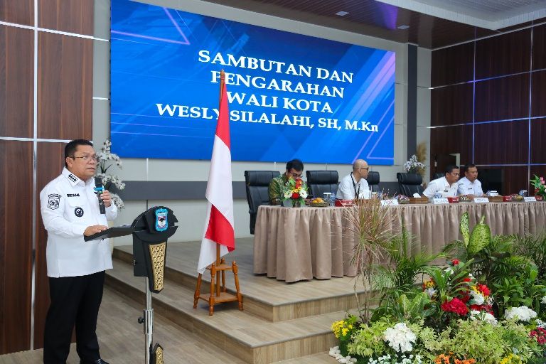 Walikota Wesly Sosialisasi SPI Bersama KPK RI di Pemko Pematangsiantar