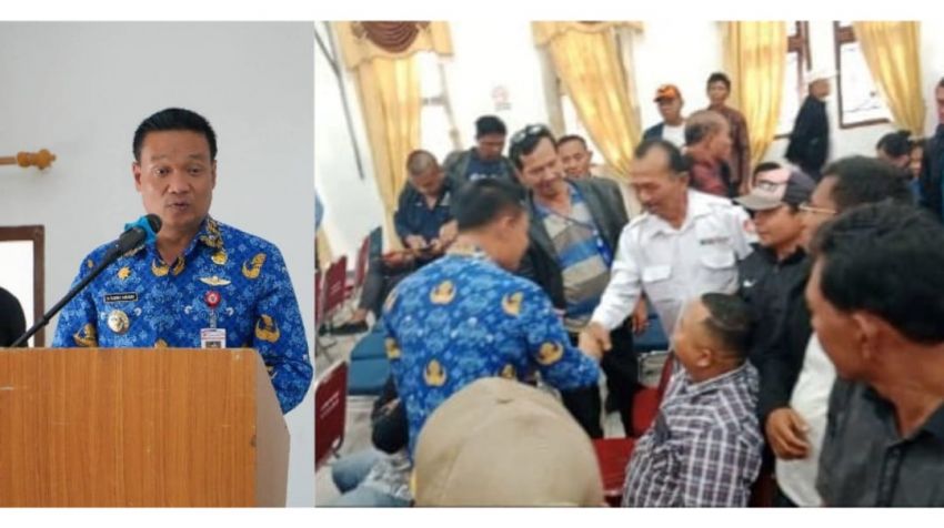 Oloan, Tinggalkan Sejumlah Pers Usai Beri Sambutan Alasan Rapat