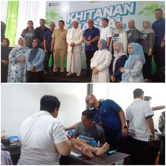 PT Pegadaian Kanwil 1 Medan Khitan Massal 100 Anak