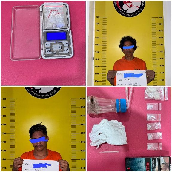 Polres Labusel Tangkap Dua Pengedar Sabu