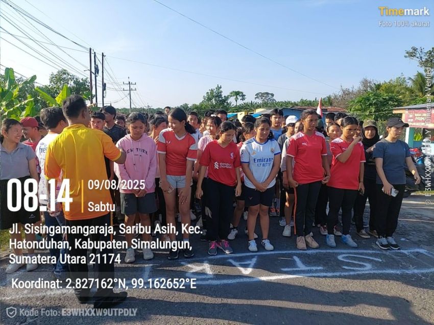Polsek Tanah Jawa Sukses Amankan Marathon 5K HUT RI Ke-80, Wujud Pelayanan Prima untuk Kamtibmas Simalungun