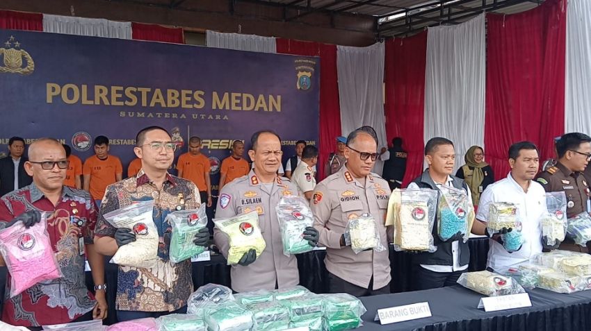 Polisi Musnahkan 19,830 Kg Sabu, Hasil Pengungkapan Dua Kasus