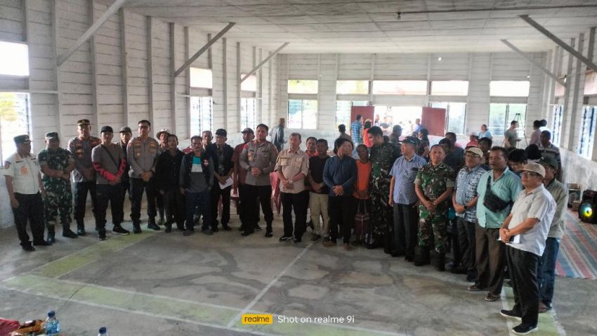 Natinggir Kini Aman. Dandim dan Kapolres Menjamin Kegiatan Kembali Normal