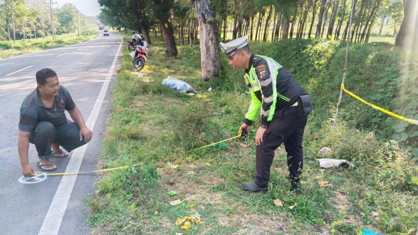Wanita Tanpa Identitas Meninggal di Jalan Umum Nagori Dolok Kahean
