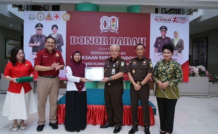 Sambut Harlah ke-80, Kejati Sumut dan PDDI Sumut Kolaborasi Gelar Donor Darah, Setetes Darah Sejuta Harapan