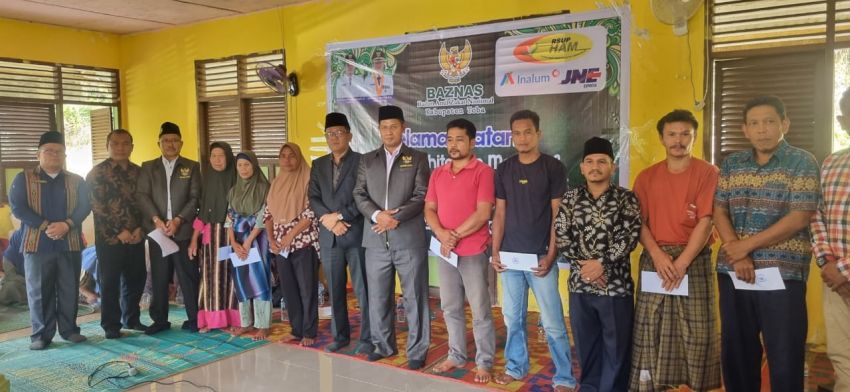 Baznas Toba Gelar Khitan Massal Gratis dan Bagikan Zakat Mal di Nassau