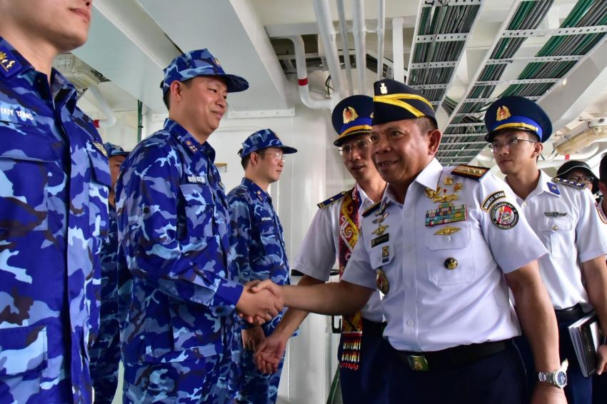 Bakamla RI Sambut Kedatangan Vietnam Coast Guard di Jakarta