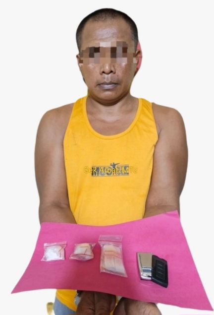 "Bokis" Pengedar Sabhu Dibekuk Opsnal Polsek Air Batu