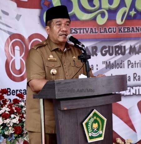 Kemenag Kabupaten Asahan Gelar Gebyar Festival Lagu Kebangsaan Dalam Rangka Sambut HUT.RI Ke 80