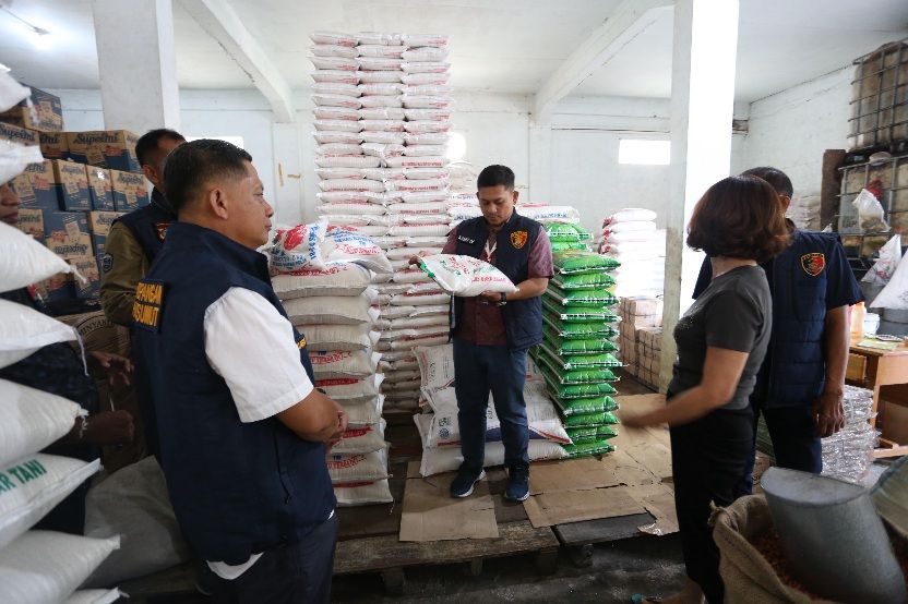 Satgas Pangan Poldasu Cek Harga Beras, Temuan Dijual di Atas HET