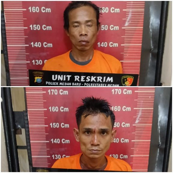 Unit Reksrim Polsek Medan Baru Amankan Dua Pelaku Pencurian Mesin Genset