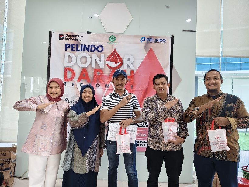 Pelindo Regional 1 Tebar Semangat Bersama Kita Berbagi Kehidupan Melalui Donor Darah
